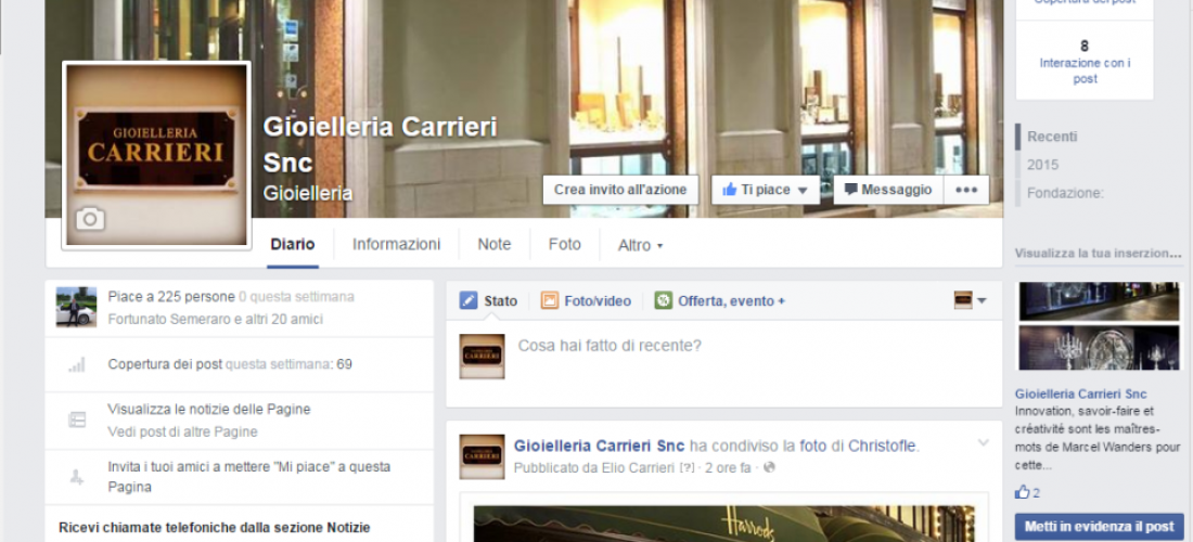 SOCIAL GIOIELLERIA CARRIERI